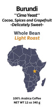 Load image into Gallery viewer, Burundi Butegana Kayanza Anaerobic Washed Cima Yeast--Microlot