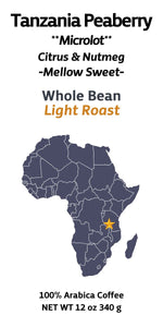 TANZANIA- Peaberry-Luyombe-Microlot - Fully Washed